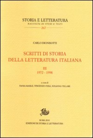 Scritti di storia della letteratura italiana