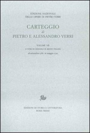 Carteggio di Pietro e Alessandro Verri