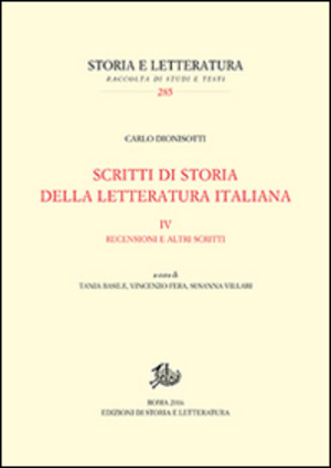 Scritti di storia della letteratura italiana
