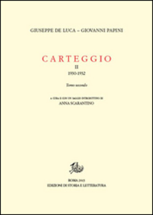 Carteggio (1930-1932)