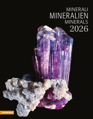 Mineralien. Minerali. Calendario grande 2026