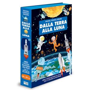 Dalla terra alla luna. Viaggia, conosci, esplora. Ediz. a colori. Con puzzle