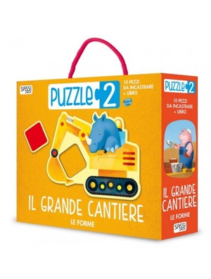 Le forme. Il grande cantiere. Puzzle 2. Ediz. a colori. Con puzzle