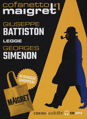 Maigret letto da Giuseppe Battiston: Il porto delle nebbie-L'impiccato di Saint-Pholien-Pietr il Lettone-Il cane giallo. Audiolibro. 4 CD Audio formato MP3. Ediz. integrale. Con gadget