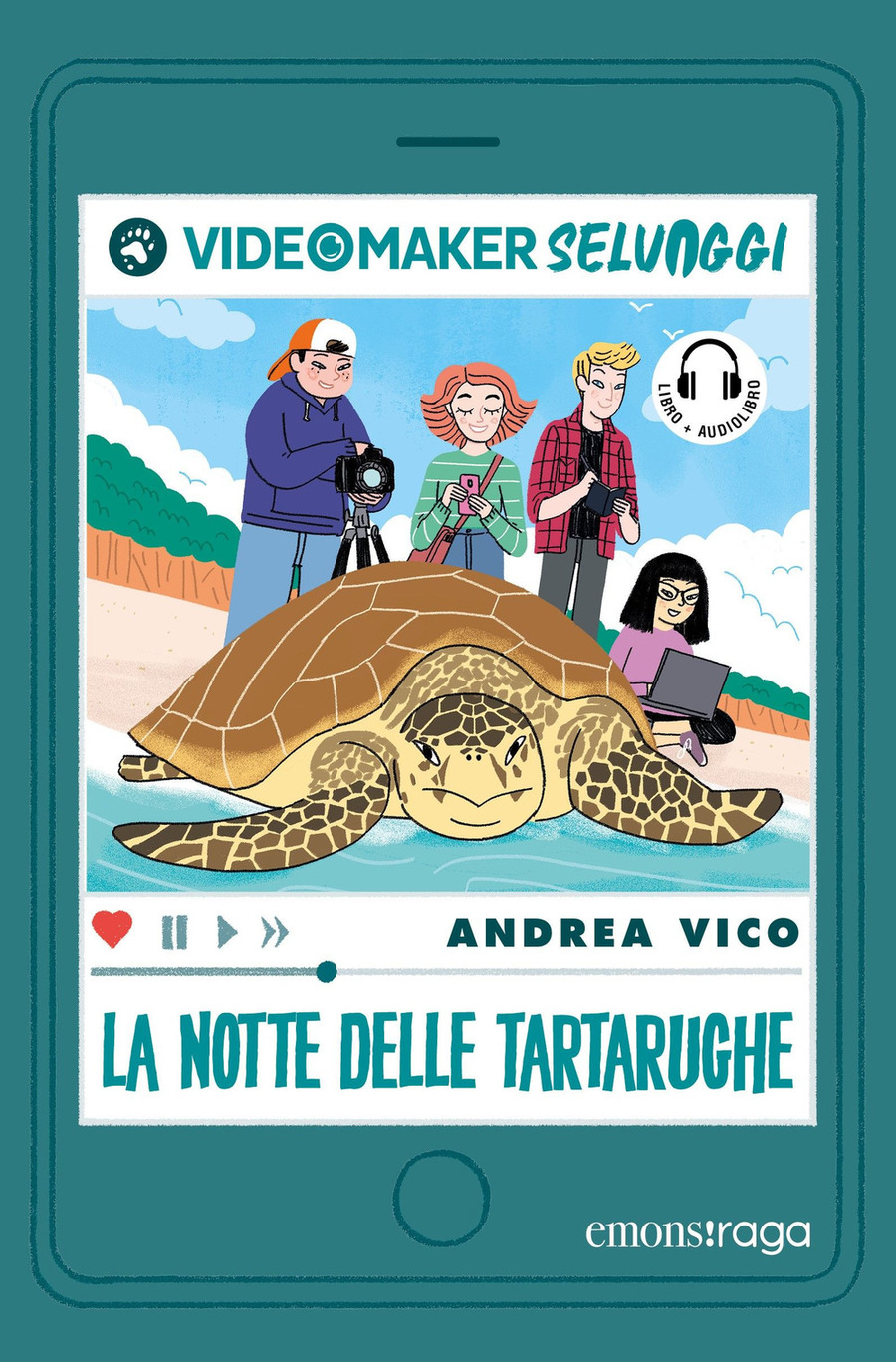 La notte delle tartarughe. I videomaker selvaggi. Ediz. illustrata. Con audiolibro