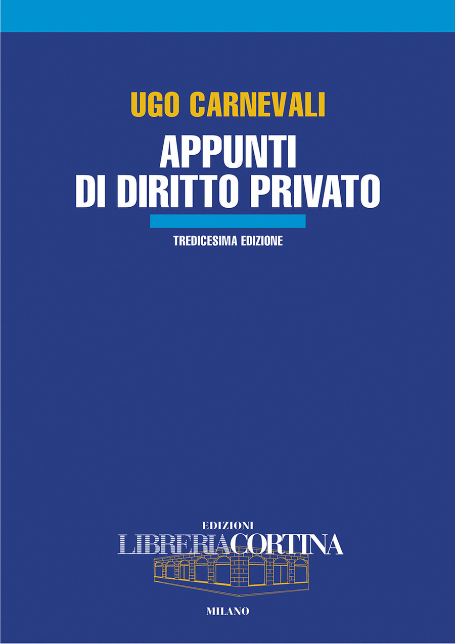 Appunti di diritto privato