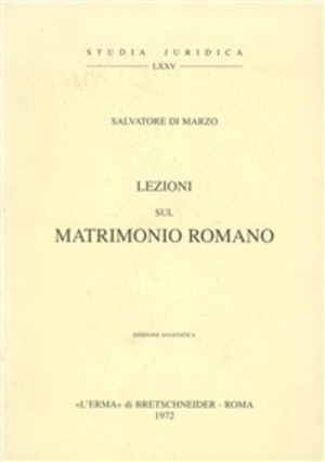 Lezioni sul matrimonio romano (1) (1919)