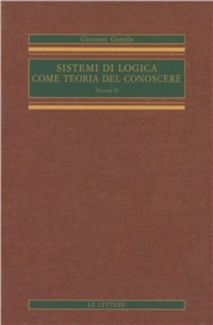 Sistemi di logica come teoria del conoscere