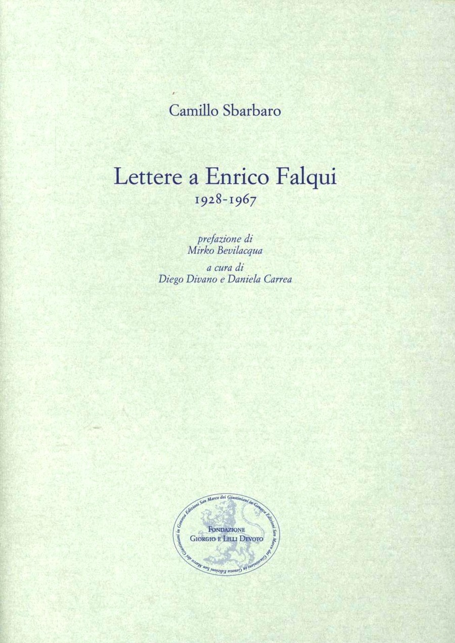 Lettere a Enrico Falqui 1928-1967