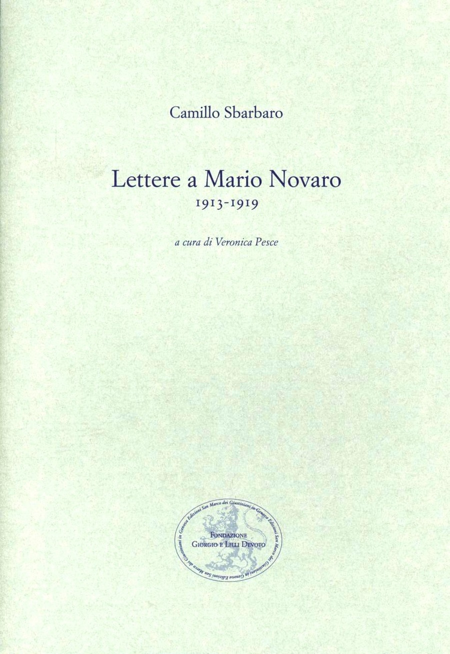 Lettere a Mario Novaro 1913-1919