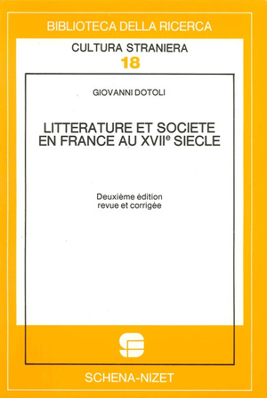 Littérature et société en France au XVIIe siècle