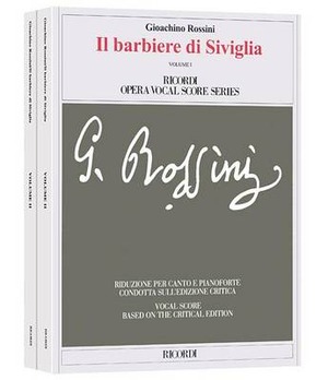 Il Barbiere di Siviglia (Almaviva o sia L'inutile precauzione). Commedia in due atti. Riduzione per canto e pianoforte... Ediz. italiana e inglese