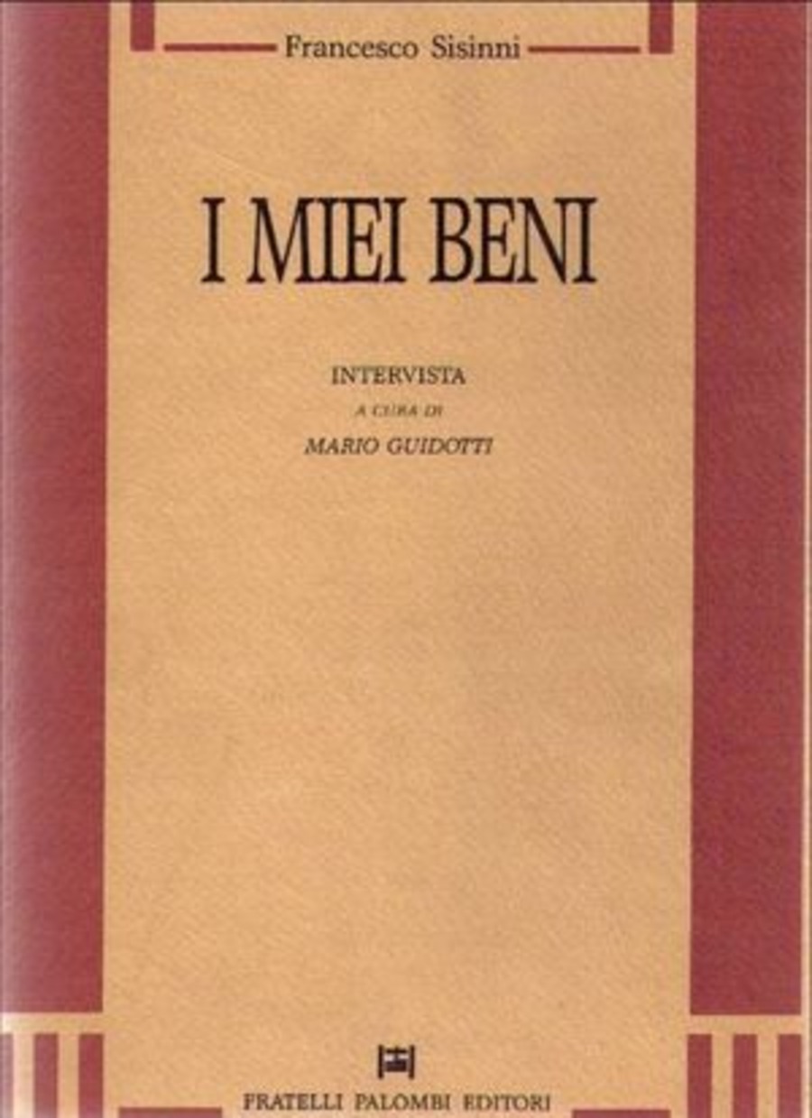 I miei beni. Intervista a Francesco Sisinni