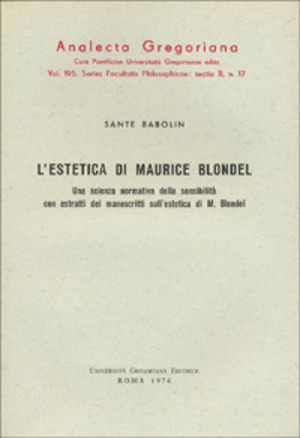 L' estetica di Maurice Blondel