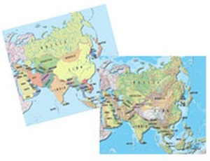 Asia (fisico-politica) 1:55.000.000