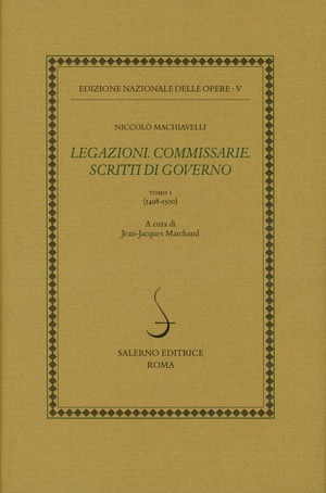 Legazioni. Commissarie. Scritti di governo