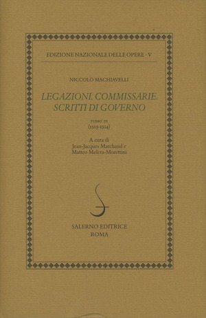 Legazioni. Commissarie. Scritti di governo
