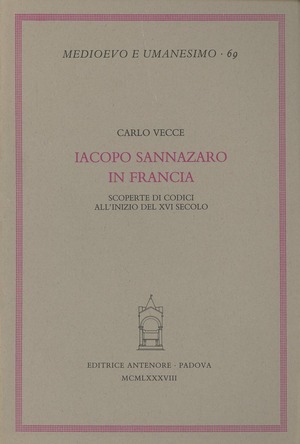 Iacopo Sannazaro in Francia. Scoperte di codici all'inizio del XVI secolo
