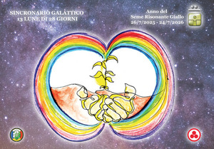 Sincronario galattico. 13 lune di 28 giorni. Anno del seme risonante giallo. 26/07/2025-24/07/2026