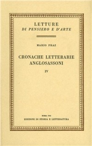 Cronache letterarie anglosassoni