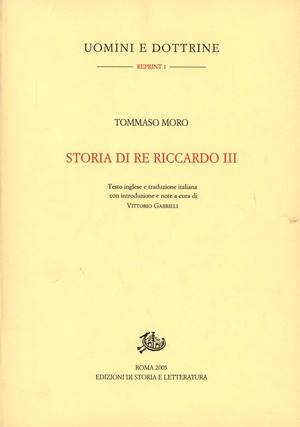 Storia di re Riccardo III. Testo inglese a fronte