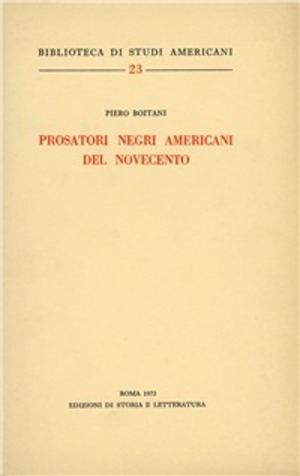 Prosatori negri americani nel Novecento