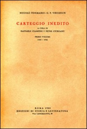 Carteggio inedito