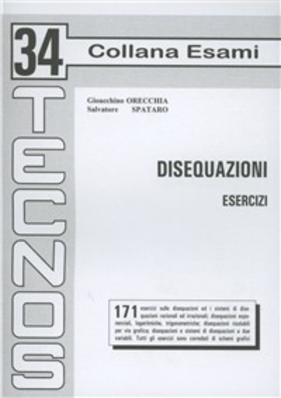 Disequazioni. Esercizi