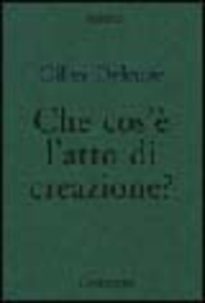 Che cos'è l'atto di creazione?