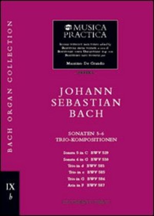 Sonaten 5-6. Trio-kompositionen BWV 529, 530, 585, 568, 587. Per organo. Spartito