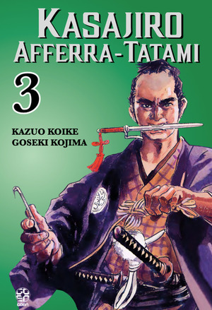 Kasajiro afferra-tatami