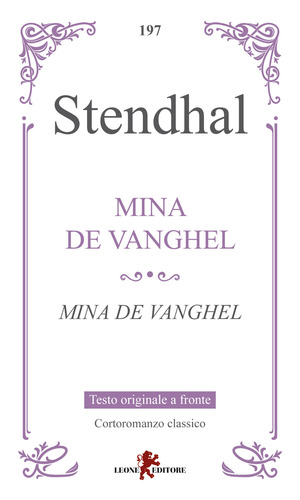 Mina de Vanghel. Testo originale a fronte. Ediz. bilingue