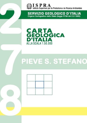 Carta geologica d'Italia alla scala 1:50.000 F° 278. Pieve Santo Stefano. Ediz. illustrata