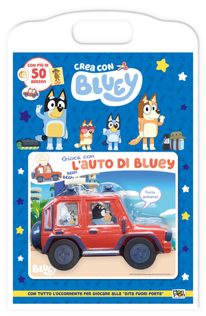 Gioca con l'auto di Bluey. Crea con Bluey. Ediz. a colori