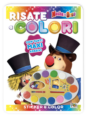 Risate a colori. Masha e Orso. Ediz. a colori. Con acquerelli