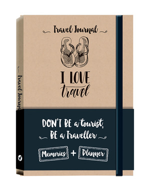 I love travel. Travel journal. Notebook