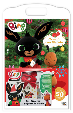 Bing. Crea il tuo Natale. Activity. Ediz. a colori. Con gadget + set creativo i biglietti di Natale