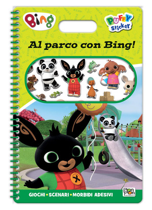 Al parco con Bing! Bing. Puffy sticker. Ediz. a colori. Ediz. a spirale. Con Adesivi