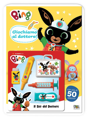 Giochiamo al dottore! Bing. Ediz. a colori. Con set del dottore. Con adesivi. Con set del dottore