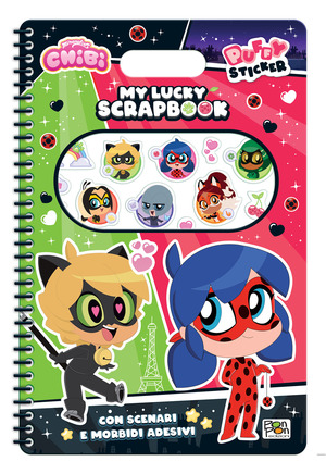 Miraculous. My lucky scrapbook. Puffy sticker. Ediz. a colori. Ediz. a spirale. Con Adesivi