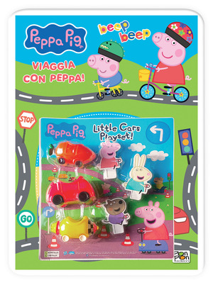 Beep beep. Viaggia con Peppa! Peppa Pig. Con adesivi. Ediz. a colori. Con macchinine