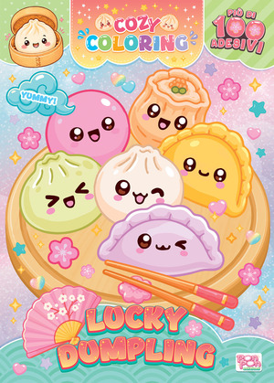 Lucky dumpling. Cozy coloring. Con adesivi. Ediz. illustrata