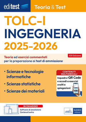 EdiTEST. Ingegneria. Teoria & test. Nozioni teoriche ed esercizi commentati per la preparazione ai test di accesso. Con software di simulazione