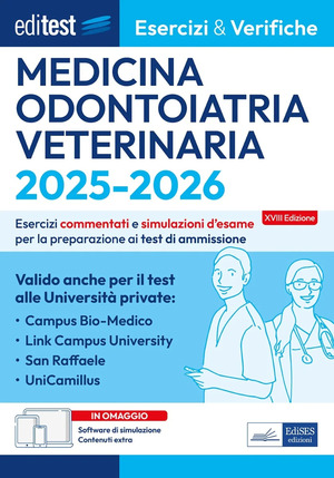 Editest Medicina, Odontoiatria, Veterinaria. Esercizi & Verifiche E&V 1