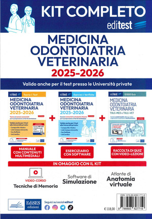 Kit completo odontoiatria veterinaria 2025-2026