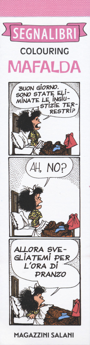Mafalda. Segnalibri colouring