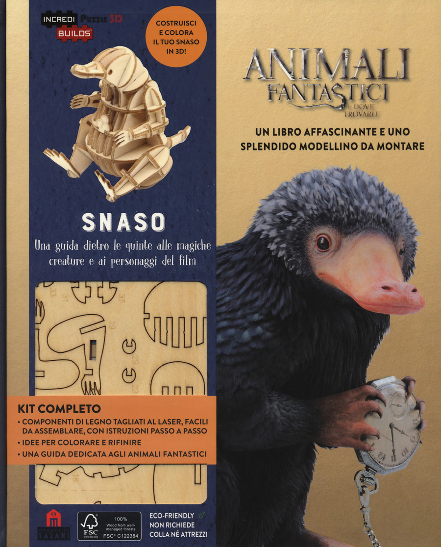 Snaso. Animali fantastici e dove trovarli. Una guida dietro le quinte alle  magiche creature e ai personaggi del film. Ediz. a colori. Con gadget |  Librerie Ubik