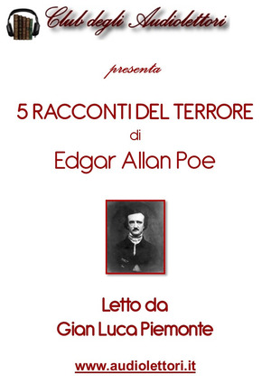 5 racconti del terrore: Hop Frog-Il cuore rivelatore-Il gatto nero-La maschera della morte rossa-Ombra. Audiolibro. CD Audio formato MP3