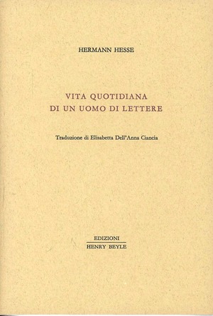 Vita quotidiana di un uomo di lettere