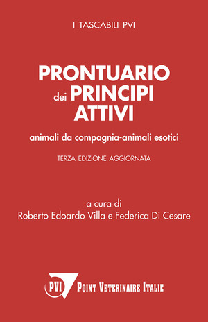 Prontuario principi attivi. Animali da compagnia